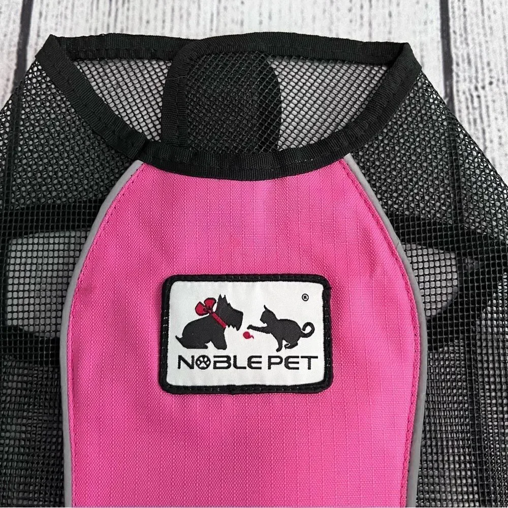 Noble Pet Pink & Black Dog Mesh Jacket Vest  NEW!